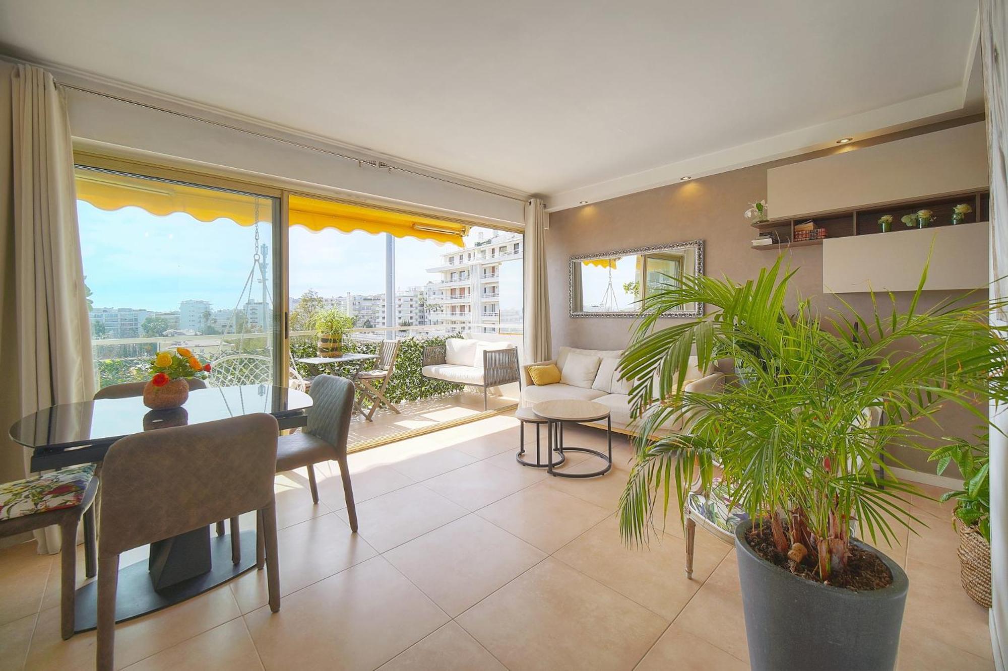 Frgk "Etoile Du Sud Terrasse Vue Mer Palm Beach" Cannes Eksteriør billede