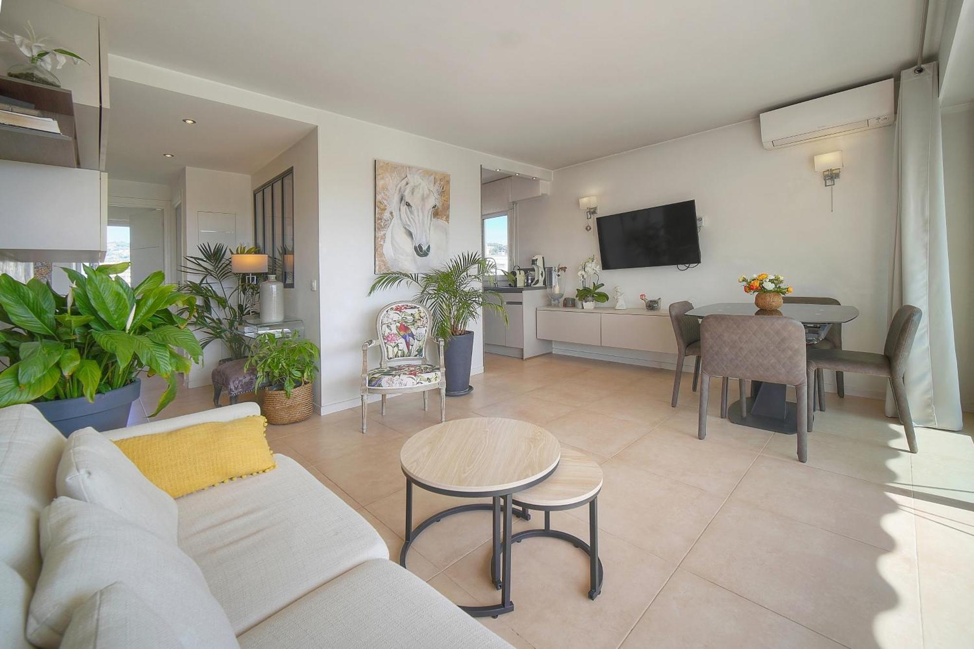 Frgk "Etoile Du Sud Terrasse Vue Mer Palm Beach" Cannes Eksteriør billede