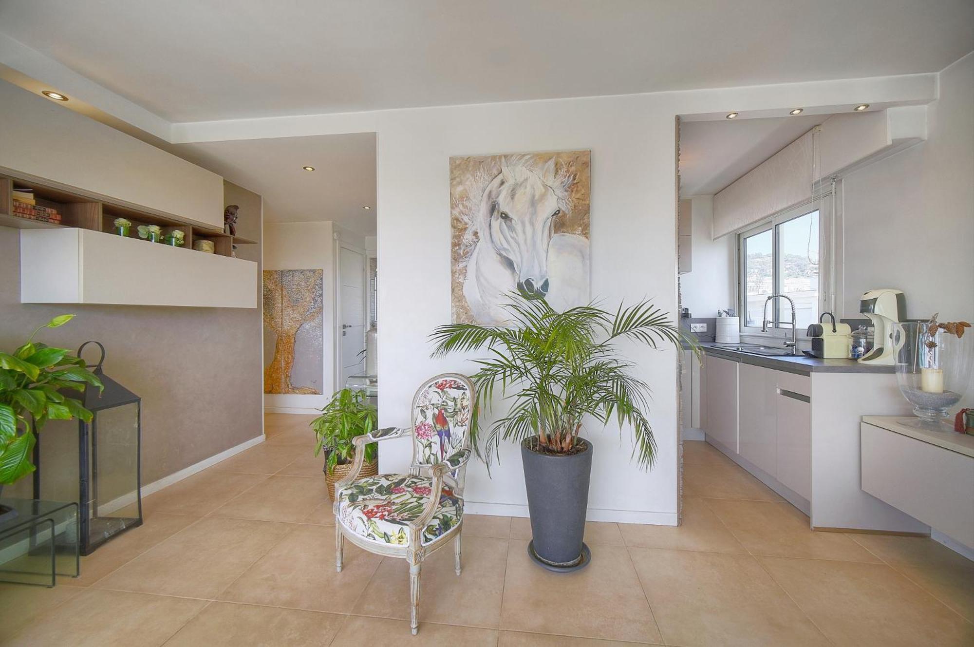 Frgk "Etoile Du Sud Terrasse Vue Mer Palm Beach" Cannes Eksteriør billede