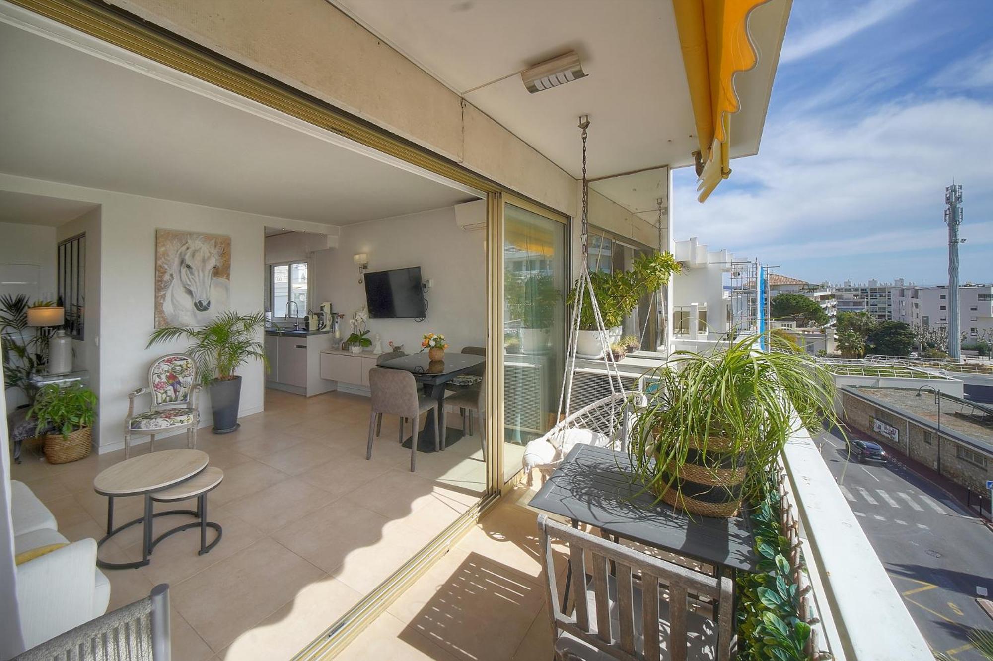 Frgk "Etoile Du Sud Terrasse Vue Mer Palm Beach" Cannes Eksteriør billede
